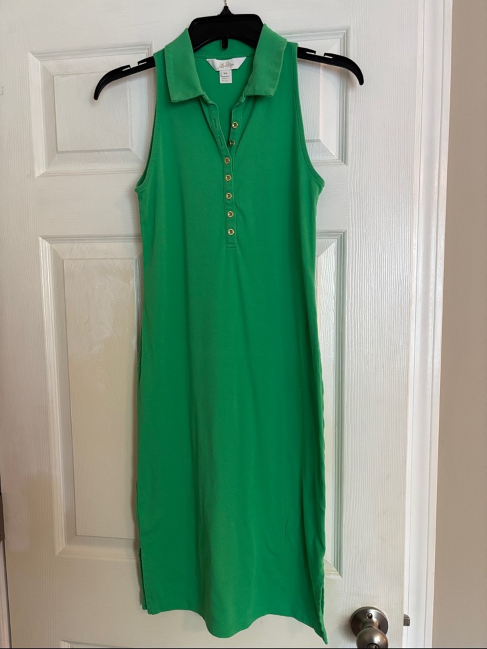Lilly Pulitzer Green Reema Polo Shirt Dress Women’s size xs